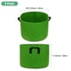 thumbnail image 3 of Uxcell 5 Pack Bolsas de Cultivo para Plantas 10 Galones Bolsas de Cultivo de Tela Engrosada de 300G con Asas Macetas de Jardín Verde, 3 of 7