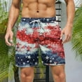 thumbnail image 4 of Pitauce Mens Swim Trunks 4th of July Patriotic Beach Vacation Shorts Quick Dry Casual Drawstring Board Shorts Swim Bathing Suit (Available in Big & Tall, S-5XL), 4 of 6