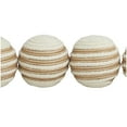 thumbnail image 4 of DecMode White 4" Handmade Decorative Ball Jute Orbs & Vase Filler (4 Count), 4 of 7