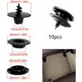 thumbnail image 2 of Universal Car Floor Mat Clips, Carpet Holder Clips, Car Carpet Buckle, Universal Carpet Clip, Automobile Carpet Retainer for Non-Slip Car Floor Mats, 10 Pcs, 2 of 5