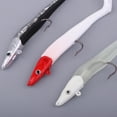 thumbnail image 4 of Señuelos de pesca biónicos, 3 uds., lentejuelas suaves con anzuelos afilados para lubina, perca Rojo luminoso negro Cola Ayudar a los ganchos Lentejuelas Señuelos para peces, 4 of 7