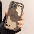 thumbnail image 6 of Compatible with iPhone 12 Pro Case, Cute Bear Pattern Soft Gel Rubber TPU Case, Full Camera Protection & Edge Lips Strengthen Shockproof Cover for Women Men, Brown, 6 of 6