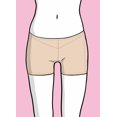 thumbnail image 2 of BW1649 Butt Booster Boyshort Nude, Talla : Medio BeWicked BW1649 M, 2 of 2