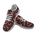 thumbnail image 2 of COEQINE Girls Sneakers White Sole Lace Up Women Running Shoes for Travel Outdoor Comfortable Training Athletic Sport Shoes for Valentine's Day, Dachshund Heart Love, 2 of 7