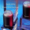 thumbnail image 3 of KONKA Mini Portable Razor Outdoor Waterproof Men Razor Black+1 Knife Head, 3 of 4