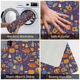 thumbnail image 6 of Salouo Thanksgiving Turkey 2 Pattern Outdoor Indoor Sturdy Doormats 16’’×24’’, Anti Fatigue Soft Flannel Thick Door Mat,Non-Slip Rectangle Rug Cushion, 6 of 7