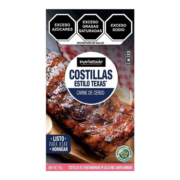 Costilla Marketside estilo texas 700 g