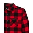 thumbnail image 2 of Wonder Nation Boys Flannel Shirt with Long Sleeves, Sizes 4-18 & Husky, 2 of 2
