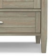 thumbnail image 6 of Warm Shaker 47 inch Wide Solid Wood TV Stand in Distressed Grey For TVs up to 50 inches, 6 of 12