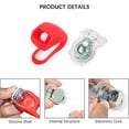 thumbnail image 4 of 16/24pcs Led Bike Light, Clip On Bicycle Lights, Front And Rear Silicone Led Bike Light Set, Waterproof Bike Headlight Taillight Safety For Night Ridi, 4 of 5