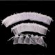 thumbnail image 5 of 100 pcs Organza bags, 9 x 7cm - Hand-stitched White, 5 of 5