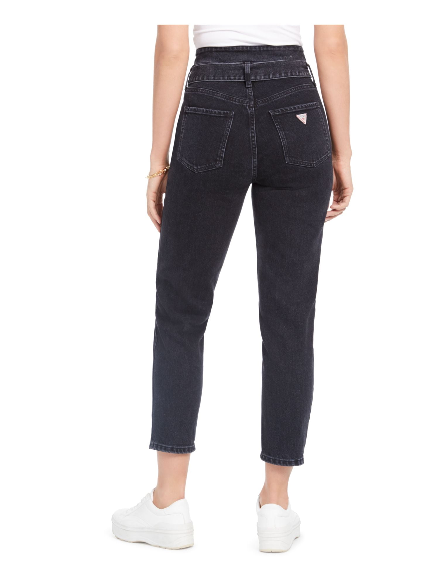 Bekentenis Pijnboom Kaal GUESS Womens Black Belted Jeans Size: 29 - Walmart.com