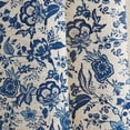 thumbnail image 7 of Blue Vintage Floral Shower Curtain, Toile Cottagecore Boho Shower Curtains for Bathroom, 72" x 72 ", 7 of 7