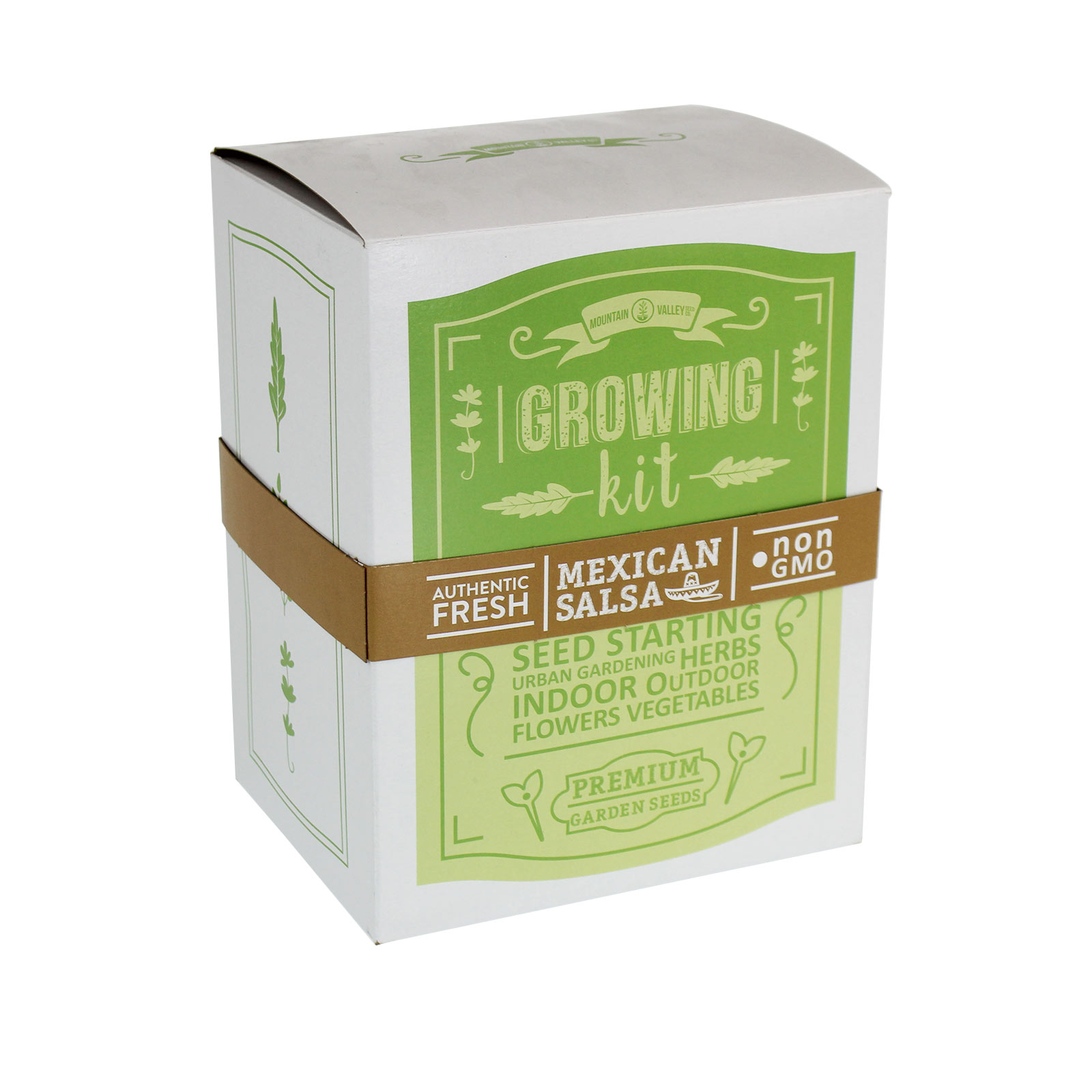Mexican Salsa Garden Seed Starter - Premium Kit - 18 Non-GMO Varieties - Grow Vegetables for Salsa, Pico De Gallo More - Cilantro Herb, Tomato, Onion, Peppers, Basil, Jalapeno, More