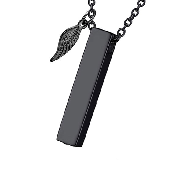 ROZYARD Pet Loss Urn Necklace Rectangular Ashes Holder Cremation Urn Locket Urn Jewelry