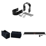Wet Sounds STEALTH-XT-12-B STEALTH XT 12 Speaker All-In-One Amplified Bluetooth Soundbar With Remote – Black with Slider Brackets and 1.75" Round Clamps