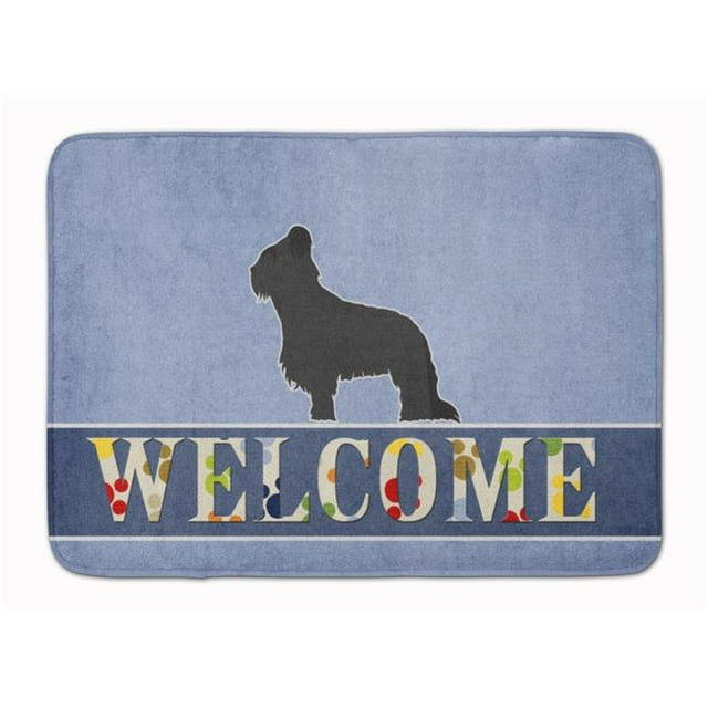 Carolines Treasures BB5530RUG Briard Welcome Machine Washable Memory Foam Mat