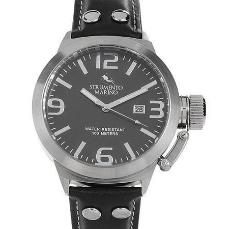 Strumento Marino Montegobay SM047TSS/BK Men's Stainless Steel Watch
