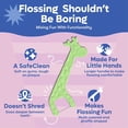 thumbnail image 2 of Eco-Friendly Children's Dental Floss Sticks (200 pieces) - made from straw and wheat, fluoride-free and no fraying floss, odorless, suitable for children's teeth, 2 of 4