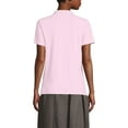thumbnail image 2 of Lands' End Women's Short Sleeve Feminine Fit Interlock Polo Shirt, 2 of 3