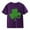 Purple, variant on XIMIN Girls Boys Heart-Inlaid Clover Kids' Short-Sleeve T-Shirt - Distressed Green Graphic, Comfy Soft St. Patrick's Day Lucky Charm Top