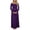 Dark Purple-1, variant on Maternity Off Shoulder Long Sleeve Fitted Gown Maxi Chiffon Dress for Photo Shoot Baby Shower