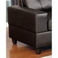 thumbnail image 5 of Boston Reversible Sectional Made with Wood Finish in Brown, 5 of 7