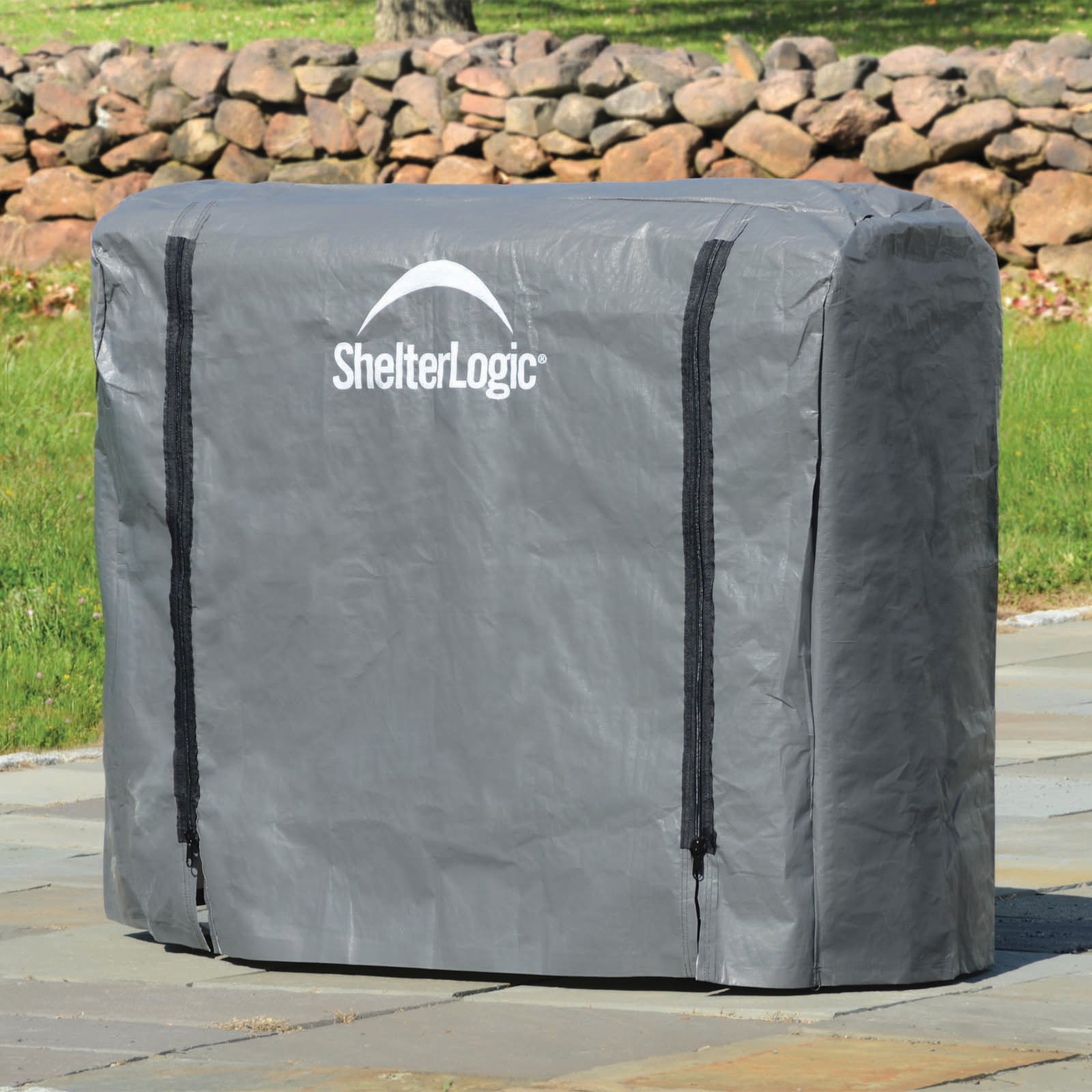 ShelterLogic Full Length Universal Cover for Firewood Rack, 4'
