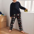 thumbnail image 5 of Yiaed Christmas Tree and Gold Socks Print Teenagers' Lounge Pants, Loose PJ Bottoms, Long Pajama Pants for Men-Large, 5 of 6