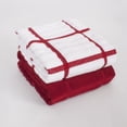 thumbnail image 2 of All-Clad Solid & Coordinate Kitchen Towels, 4-Pack, Chili, 2 of 6