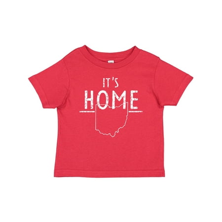 

Inktastic It s Home- State of Ohio outline Distressed Text Boys or Girls Baby T-Shirt