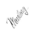 thumbnail image 5 of United Pacific F6802 Tripe Chrome Die-Cast “Mustang” Script Emblem, Badge Replacement, Double-Sided Tape, Easy Installation – ONE Unit, 5 of 6
