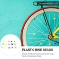 thumbnail image 2 of Raindrops Bike Wheel Decorative Beads with Easy Clip Design for Spokes Assorted ColorReusable Plastic 108pcs, 2 of 8