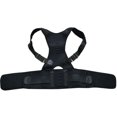thumbnail image 1 of Back-Belt Adult Magnetic Posture Corrector Adjustable Correction Waist Trainer Shoulder Lumbar Brace Spine Support Straight Belt Black L, 1 of 6