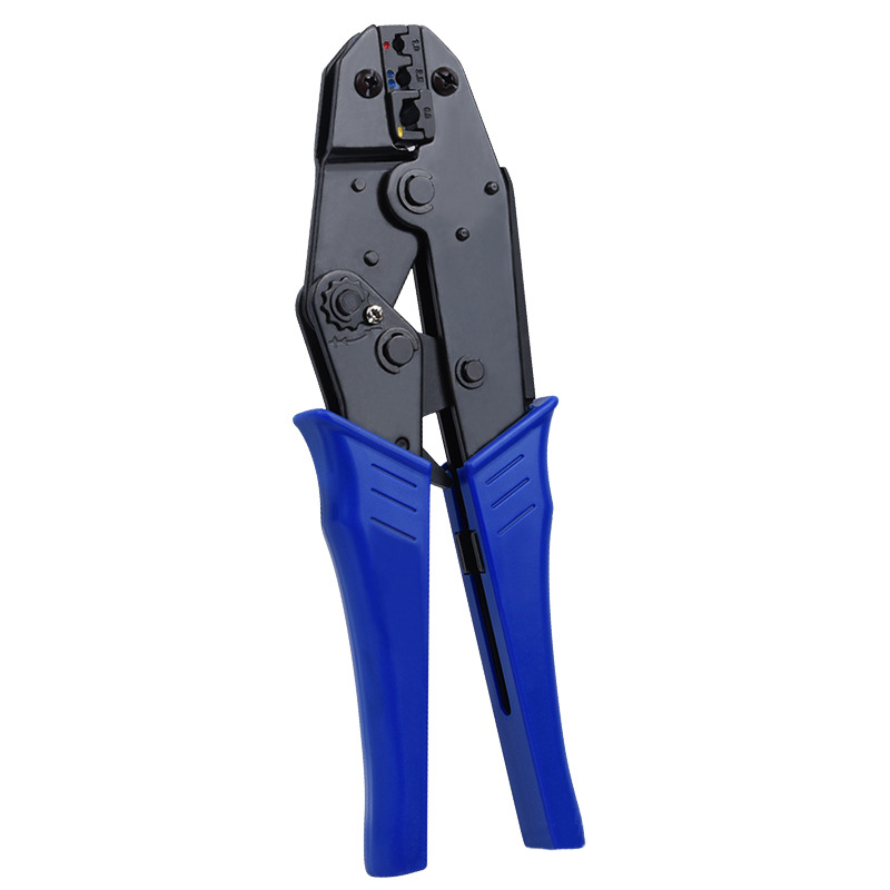 Blibly Crimping Tool For Insulated Electrical Connectors Ratcheting