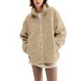 thumbnail image 1 of Women's Long Coat, Child Matching Hooded with Fleece Lined Pockets, 1 of 9