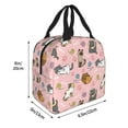 thumbnail image 5 of Cute cat Lunch Box for Women Men Insulated Lunch Bag Women Cute Lunch Bags for Women Adults Cooler Tote Bag for Work Picnic Gifts, 5 of 6