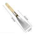 thumbnail image 2 of StainlessSteelGardenHandTrowelErgonomicHandleGardeningTrowelForGardenDiggingWeeding, 2 of 5