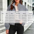 thumbnail image 3 of QIYAGBSA Plaid Jackets for Women Stand Collar Zip Up Checkered Long Sleeve Lightweight Coat with Flap Pockets Casual Fall Spring Travel Weekend, 3 of 8