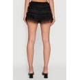 thumbnail image 5 of Womens Iris Tiered Lace High Waisted Mesh Shorts, 5 of 5