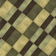 thumbnail image 1 of Ahgly Company Machine Washable Indoor Square Transitional Chocolate Brown Area Rugs, 4' Square, 1 of 7