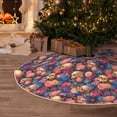 thumbnail image 5 of Sikiie Skull colorful daisy Nativity Christmas Tree Skirt, Jesus Christian Winter Holiday Tree Mat Decoration(30-48IN)30", 5 of 6