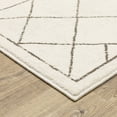 thumbnail image 4 of Oriental Weavers Raylan Area Rug - RAY06 - 9'10" x 12'10" - in Ivory/ Taupe - Modern Style, Stain Resistant, Family and Pet Friendly , Family, Dining, Living Room Rug, 4 of 5