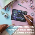 thumbnail image 4 of Sakura Gelly Roll Shimmer - Shimmer Gel Ink Pen for Scrapbooking, Note Decorating & DIY Craft Pen Projects - Color-Shift Gel Ink - Bold Tip Size - Multidimensional Shades - Assorted Colors - 6 Count, 4 of 7