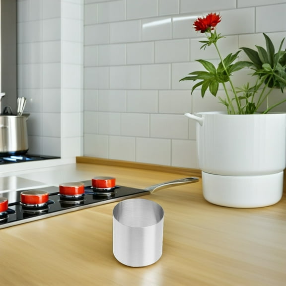 Nicehomfit 12Pcs Round Cake Making Mould Stainless Steel Smooth Edges for Home Bakeware