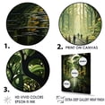 thumbnail image 3 of Designart "Pathway To Enchanted Wilderness I" Surrealism Floater Framed Canvas Prints, 3 of 5