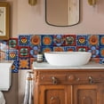 thumbnail image 6 of 20Pcs Mexican Tile Stickers Easy Application For Walls Furniture And More, 6 of 9