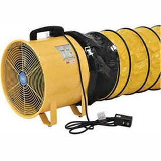 Exhaust Fan Pipe Fan Extractor Silent Sheds Pet Dog House Portable  Ventilator Ventilation Fan for Window Garages Kitchen Attic Dual Fan with  Tube 