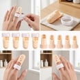thumbnail image 5 of BlinkLLX Lightweight Finger, Thumb, Knuckle Splint Set with 10 EVA Finger Splints, Transparent, 5 Sizes, 10 Count, 5 of 5