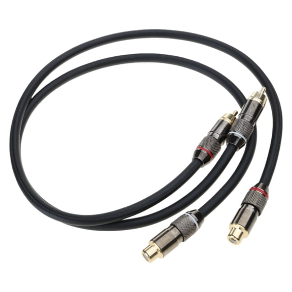 2RCA Extension Cable Stereo Sound 2RCA Male to 2RCA Female Extension Cable